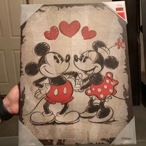 Mickey and Minnie wall decor